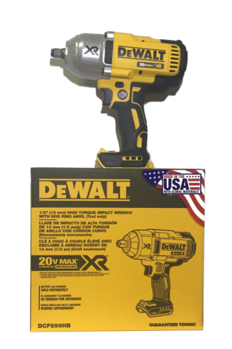 Dewalt 20v Xr 1/2 Brushless Hog Ring Impact Wrench (tool Only) Usa Made Dcf899hb